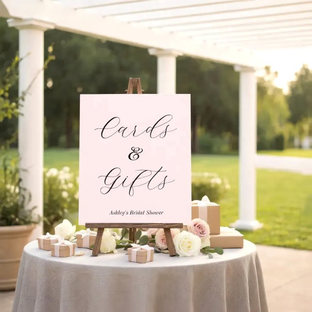 Póster Tarjetas de regalo para despedida de soltera rosa  (Subido por el creador)