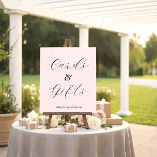 Póster Tarjetas de regalos para despedida de soltera rosa