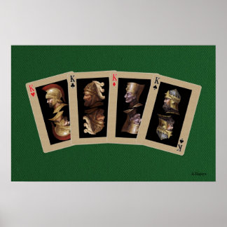 Póster Tarjetas de reproducción