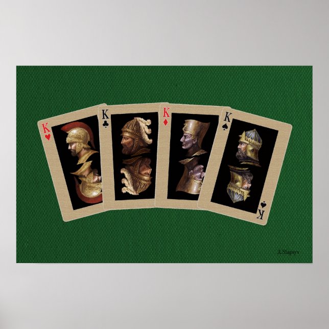 Póster Tarjetas de reproducción (Frente)