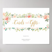 Tarjetas de Rótulo y regalos para bodas | Rosas de
