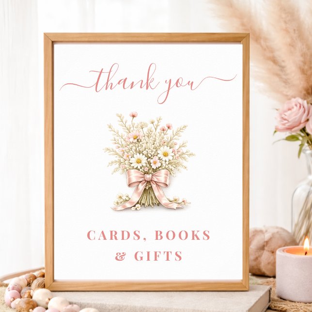 Póster Tarjetas de Shower de Bebé Flores Silvestres Libro (Subido por el creador)