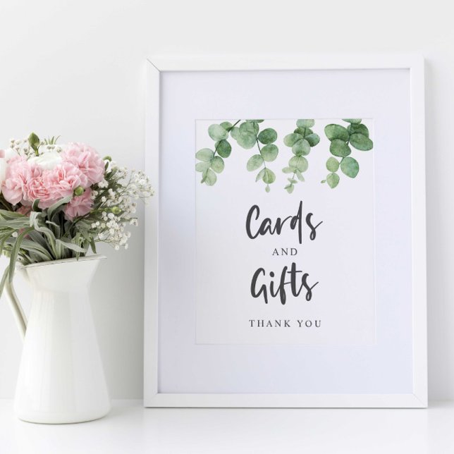 Póster Tarjetas Eucalyptus y Regalos Boda Moda botánica (Subido por el creador)