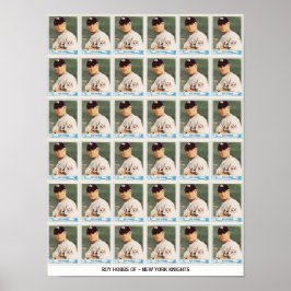 Póster Tarjetas sin cortar de Roy Hobbs