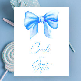 PÓSTER TARJETAS Y REGALOS ARCO AZUL NIÑO