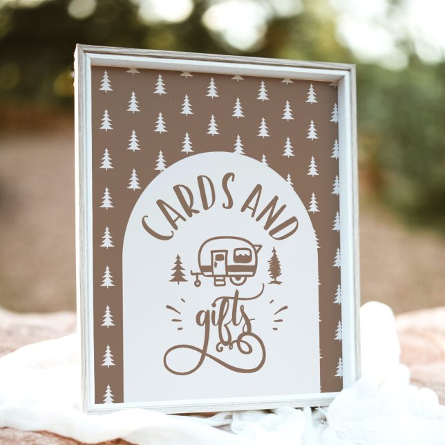 Póster Tarjetas y regalos Capming One Happy Camper cumple (Subido por el creador)