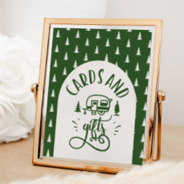 Póster Tarjetas y regalos Capming One Happy Camper cumple