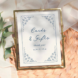 Póster Tarjetas y regalos caprichosos de boda vintage