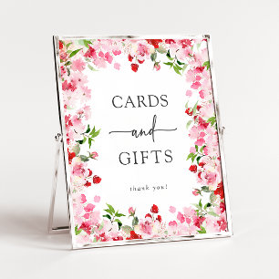 Póster Tarjetas y regalos coloridos
