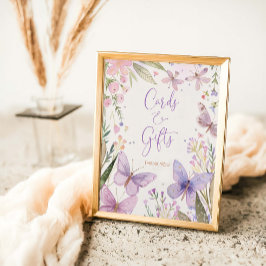 Póster Tarjetas Y Regalos De Chica De Primer Cumpleaños D