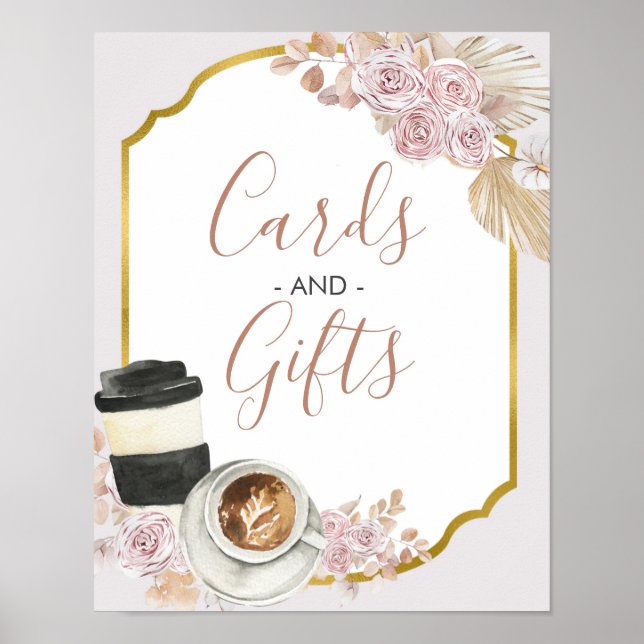 Póster Tarjetas y regalos de despedida de soltera Boho Lo (Frente)