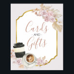 Póster Tarjetas y regalos de Despedida de Soltera Boho Lo<br><div class="desc">Póster de Tarjetas y regalos de Despedida de Soltera Boho Love is Sweet</div>