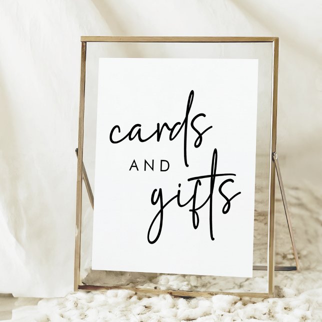 Póster Tarjetas y regalos de ducha de novia minimales en  (Subido por el creador)