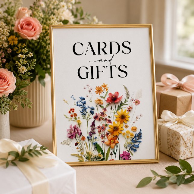 Póster Tarjetas y regalos de flores silvestres prensadas  (Subido por el creador)