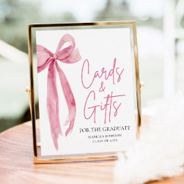 Póster Tarjetas y regalos de graduación del Partido de Gr