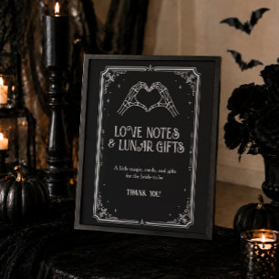 Póster Tarjetas y regalos de la ducha de la novia de Hall