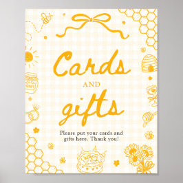 Póster Tarjetas y regalos de la ducha nupcial de la abeja