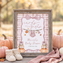 Tarjetas y regalos de la pequeña calabaza otoñal B
