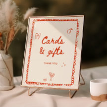 Tarjetas y regalos de mano de Naranja de estilo it