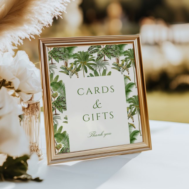 Póster Tarjetas y regalos de palmeras tropicales de época (Subido por el creador)