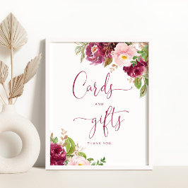 Póster Tarjetas y regalos de Relieve metalizado de oro ro