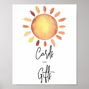 Póster Tarjetas y regalos de sol