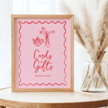 Tarjetas y regalos de Tea Party con boceto caprich