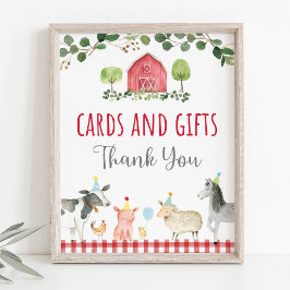 Póster Tarjetas y regalos de vegetación agrícola Rótulo d