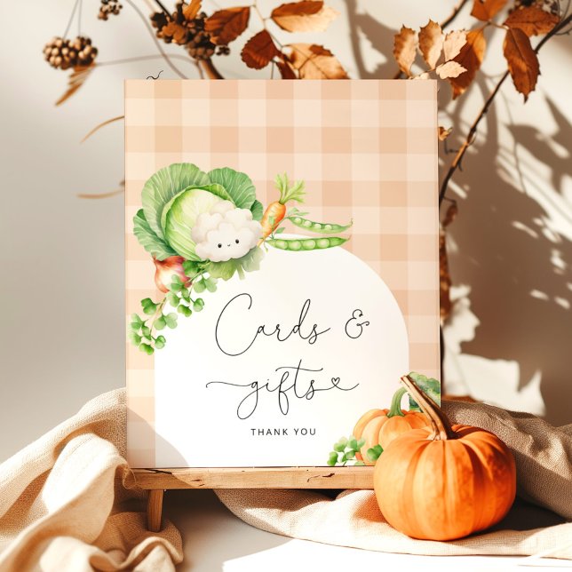 Póster Tarjetas y regalos de vegetales de otoño cultivado (Subido por el creador)