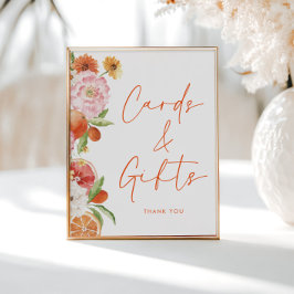 Póster Tarjetas y regalos descargables de Citrus Floral
