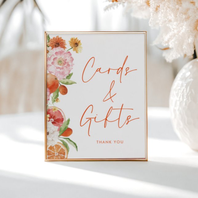 Póster Tarjetas y regalos descargables de Citrus Floral (Subido por el creador)