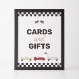 Póster Tarjetas y regalos dos fiestas de cumpleaños de au