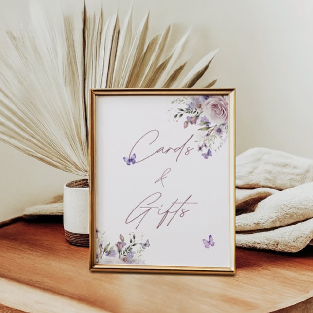 Póster Tarjetas y regalos Ducha de novia Mariposa (Subido por el creador)