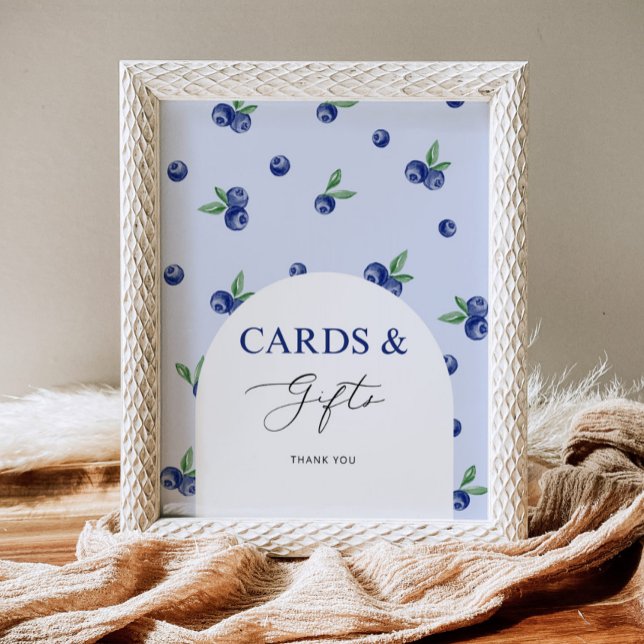 Póster Tarjetas y regalos dulces de cumpleaños Blueberry  (Subido por el creador)