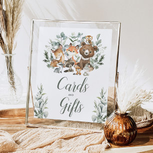 Póster Tarjetas y regalos Eucalyptus Animales para bebés 