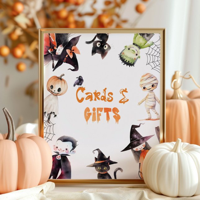 Póster Tarjetas y regalos fiesta de disfraces de Hallowee (Subido por el creador)