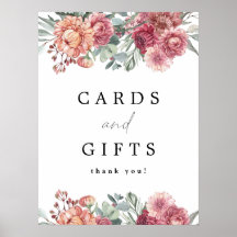 Tarjetas y regalos florales rosados MARGOT Dusty R