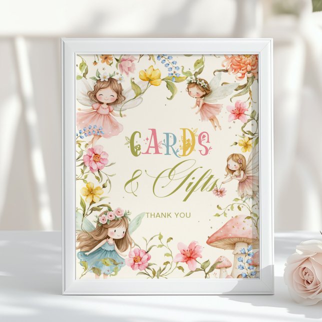 Póster Tarjetas y regalos Hada primer cumpleaños encantad (Subido por el creador)