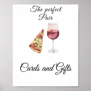 Póster Tarjetas y regalos para despedida de soltera con a