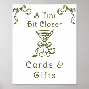 Póster Tarjetas y regalos para despedida de soltera con t