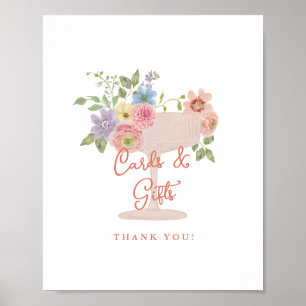 Póster Tarjetas y regalos para despedida de soltera Love 