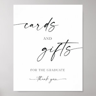 Póster Tarjetas y regalos para el graduado