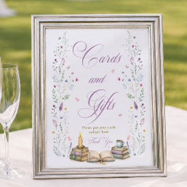 Póster Tarjetas y regalos para la ducha de novia de su pr