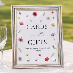 Póster Tarjetas y regalos para la ducha nupcial de Amor e