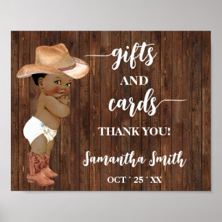 Póster Tarjetas y regalos Pequeño Rótulo de Baby Shower d
