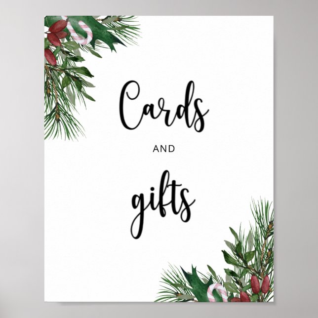 PÓSTER TARJETAS Y REGALOS PERENNES (Frente)