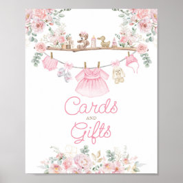 Póster Tarjetas y regalos Ropa de Bebé Rosa