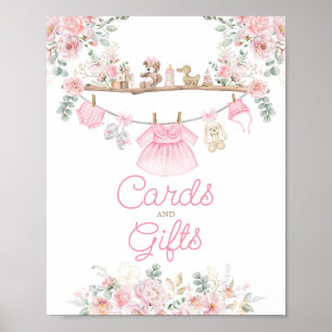 Póster Tarjetas y regalos Ropa de Bebé Rosa