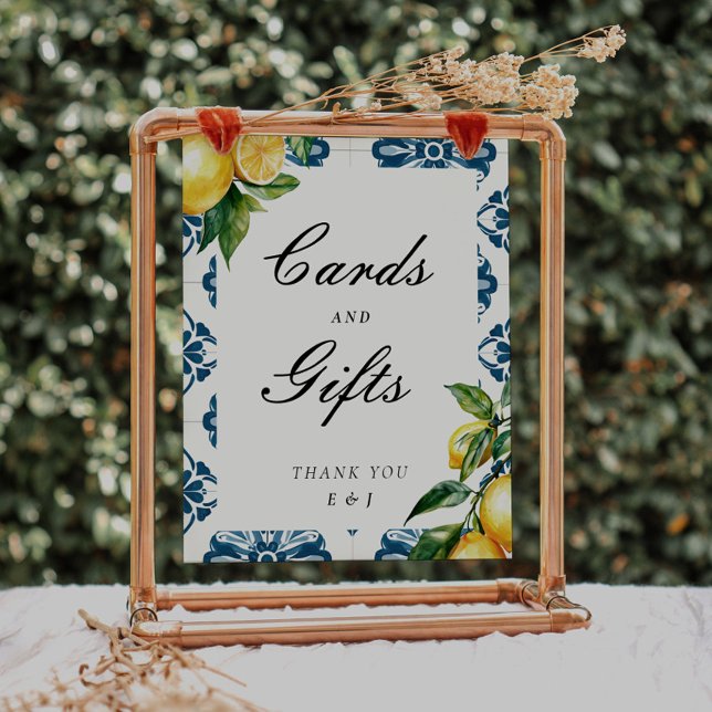 Póster Tarjetas y regalos Rótulo Boda limón Positano (Subido por el creador)