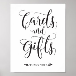 Póster Tarjetas y regalos Rótulo Boda moderno